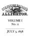 [Gutenberg 54818] • Stephen H. Branch's Alligator, Vol. 1 no. 11, July 3, 1858